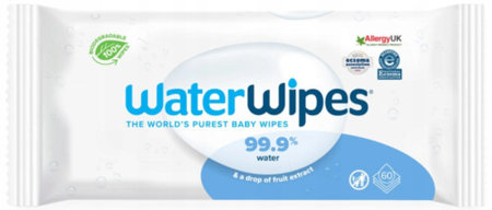 WaterWipes Chusteczki 99,9% Wody 0,01 % Grejpfrut 